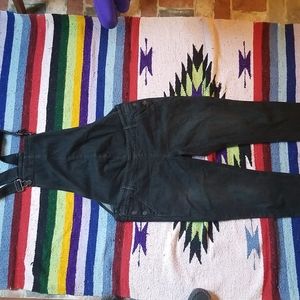 Women's Maternity Gap Brand Black Denim Overalls Size Small